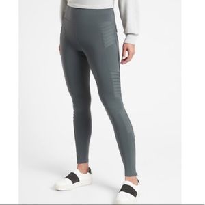 ATHLETA Delancey Moto Tight Leggings - Anthracite Grey
